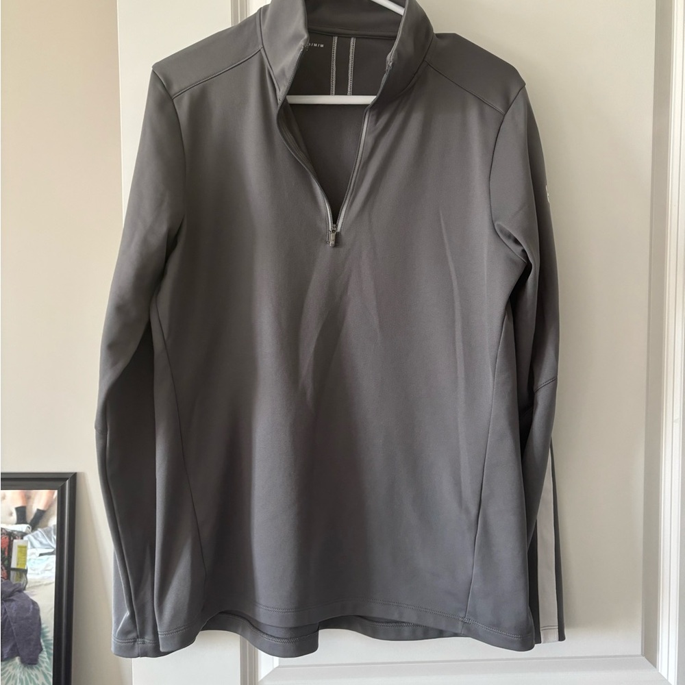 UA Gray Quarter-Zip Pullover